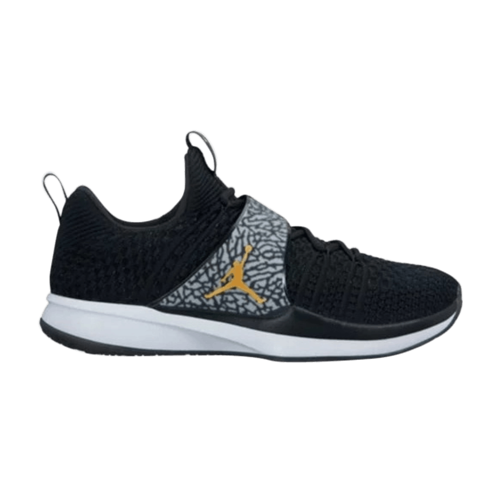 Кроссовки Air Jordan Trainer 2 Flyknit 'Black Metallic Gold'