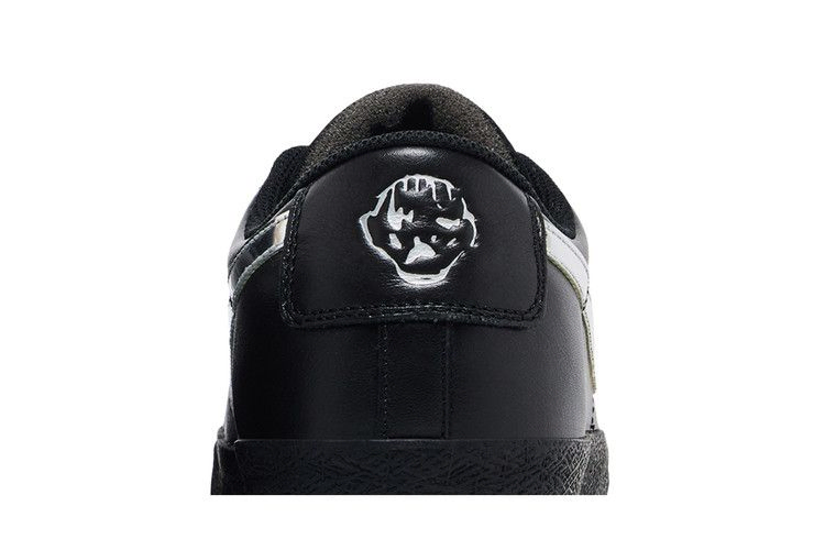 Кроссовки Dancer Skateboards x Nike Zoom Blazer Low SB 'Black Metallic Silver'