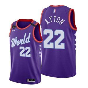 2020-Phoenix-Suns-Deandre-Ayton-22-NBA-Rising-Star-World-Team-Purple-Jersey-300x300