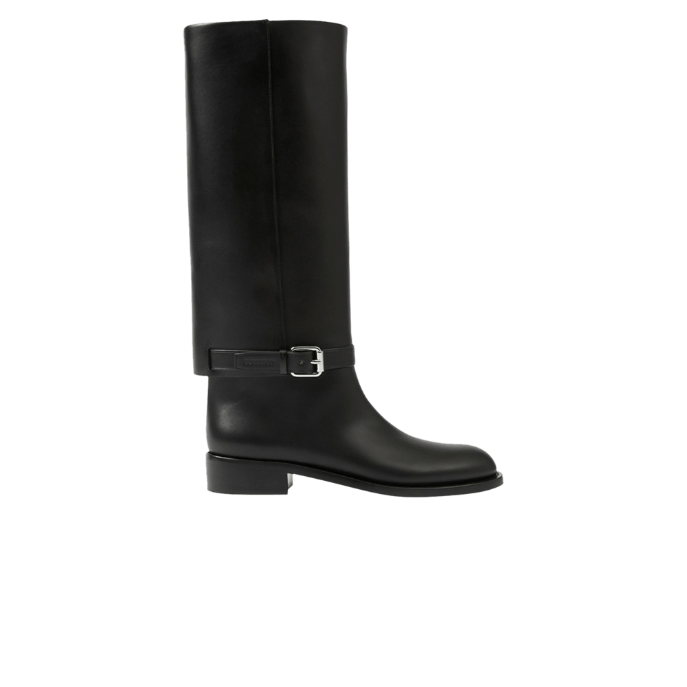 Burberry Wmns Leather Boot 'Black'