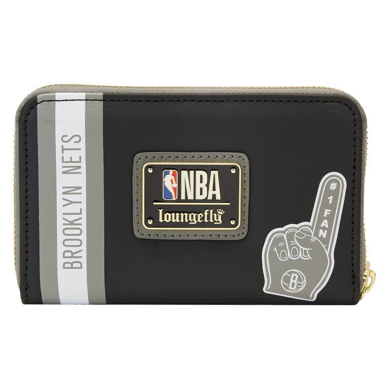 Кошелёк NBA Brooklyn Nets Patch Icons Zip Around Wallet