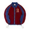 Awake-Baseball-Fleece-Jacket-BurgundyBlue-100x100