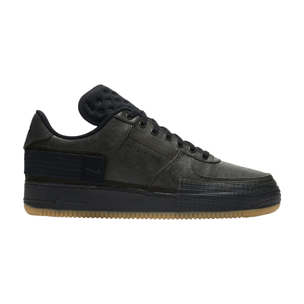 Krossovki-Nike-Air-Force-1-Type-Black-Gum