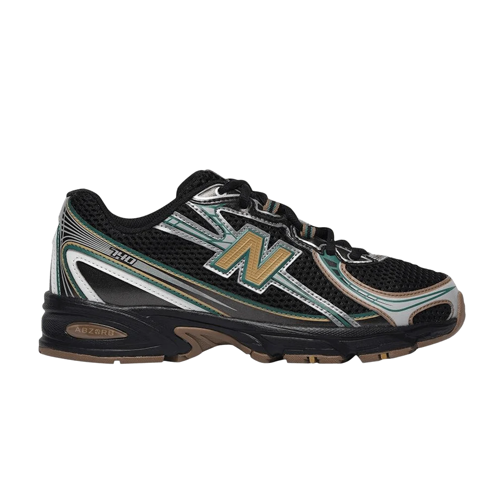 Кроссовки New Balance 740 Big Kid 'Black Grey Olive'