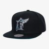 Mitchell-Ness-Black-Florida-Marlins-Cooperstown-Collection-Blurred-Vision-Snapback-Hat-100x100