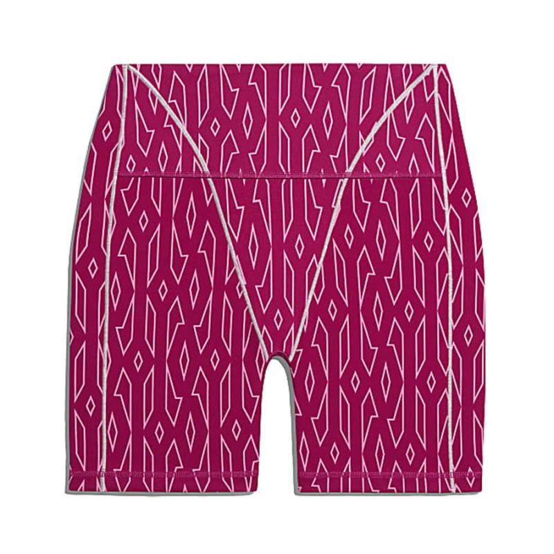 Короткие тайтсы adidas Ivy Park Monogram Short Tights (Plus Size) Bold Pink