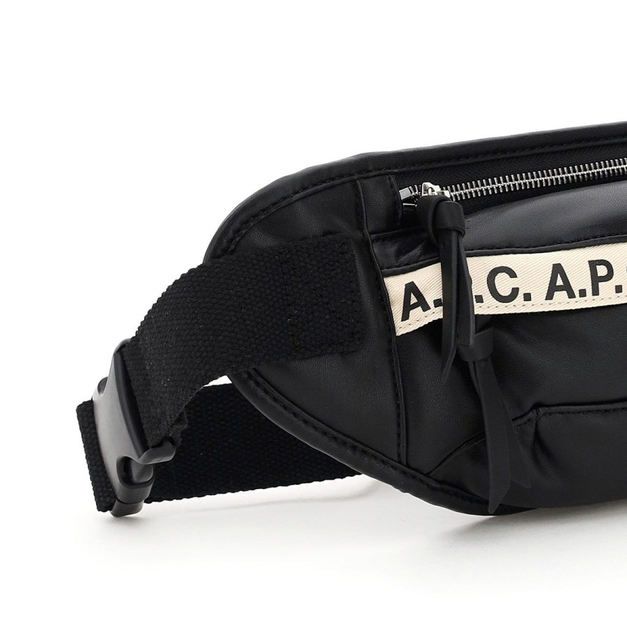 Сумка A.P.C. Banane Repeat Waist Bag Noir