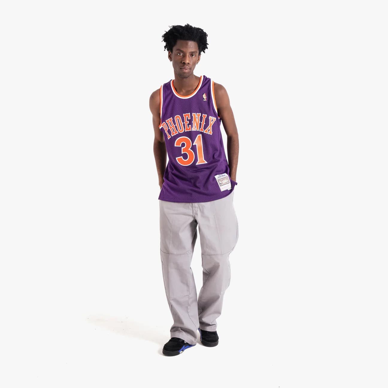 Баскетбольная джерси 2005-06 Phoenix Suns Shawn Marion #31 Swingman Hardwood Classics Purple Jersey