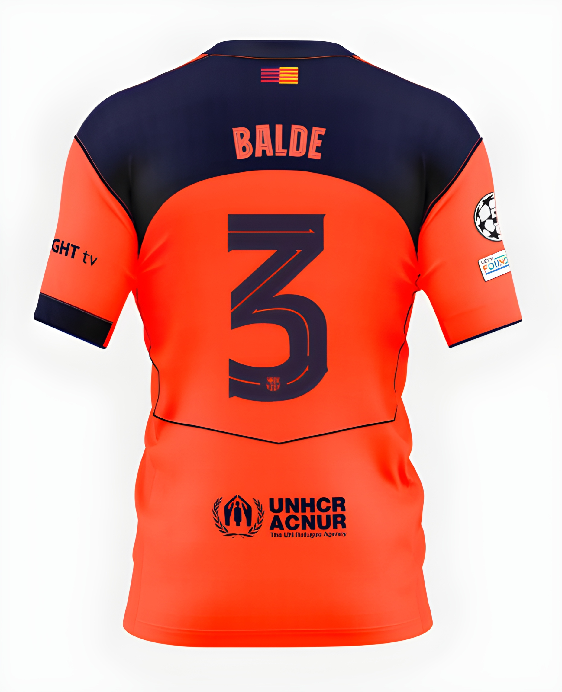 Женское футбольное джерси FC Barcelona T90 25/26 UCL third jersey BALDE