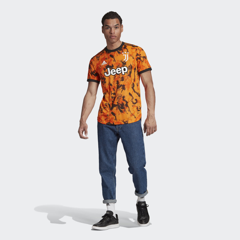 Футболка adidas Juventus Maglia Gara Third Authentic 2020/21 Jersey Orange