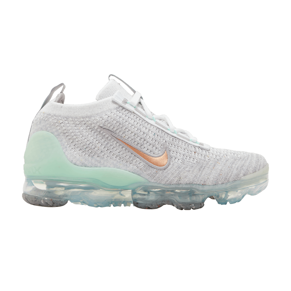Кроссовки Nike Air VaporMax 2021 Flyknit GS 'Pure Platinum Mint Foam'