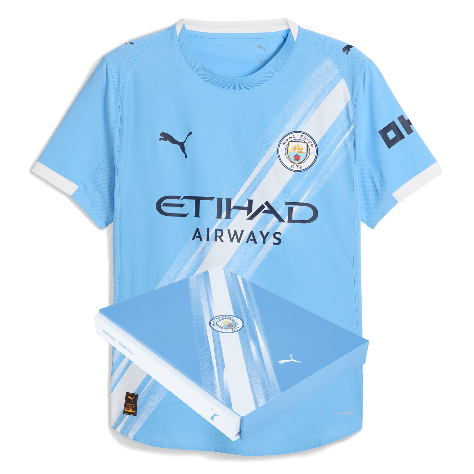 Футбольное джерси Manchester City Authentic Home Jersey 25-26 in Gift Box