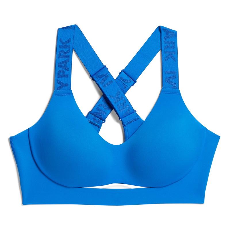 Спортивный топ adidas Ivy Park Medium-Support Cutout Bra Glory Blue