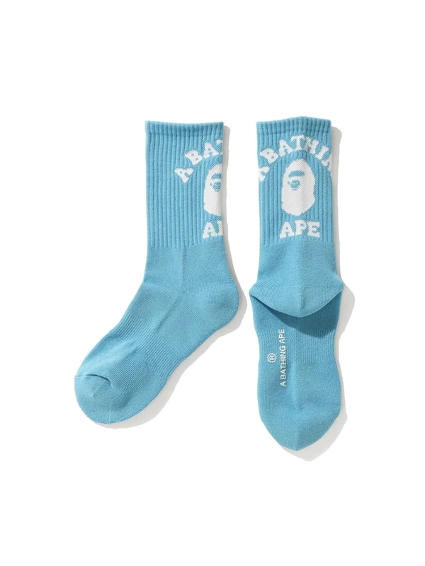 Спортивные носки BAPE College Socks Light Blue