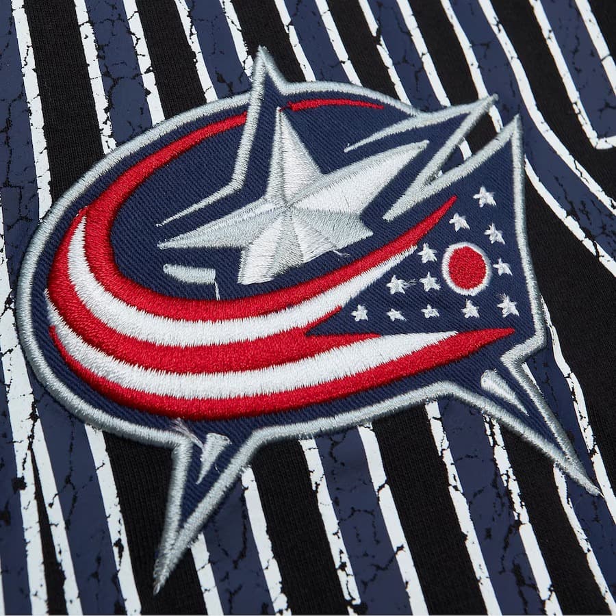 Футболка Mitchell & Ness Black Columbus Blue Jackets Team OG Premium T-Shirt