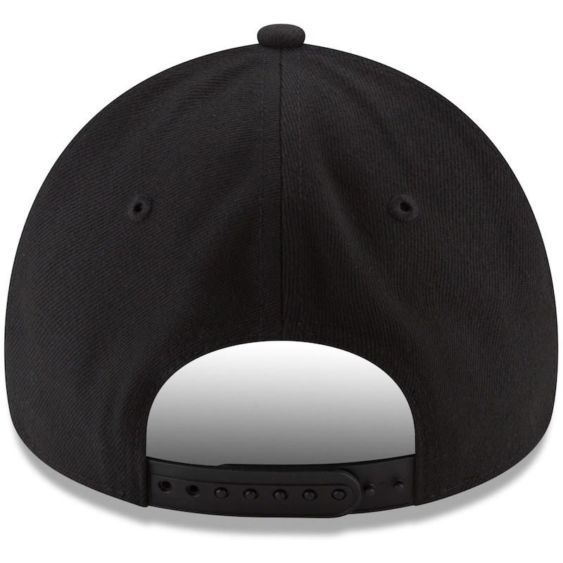 Кепка Men's New Era Black Philadelphia 76ers 9FORTY Adjustable Hat
