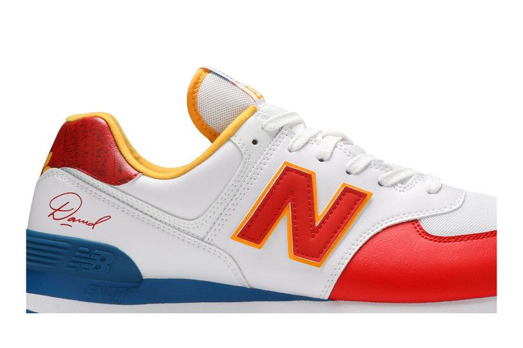 Кроссовки New Balance David Sunflower Seeds x 574 'Blue Munsell White'