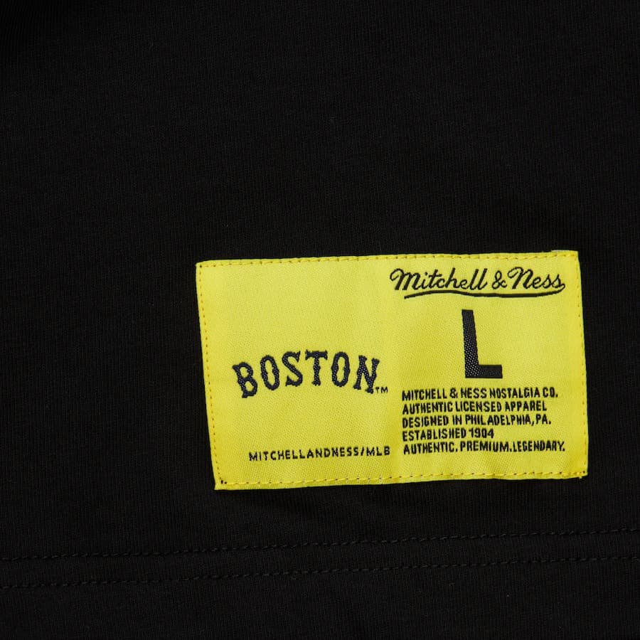 Футболка Mitchell & Ness David Ortiz Black Boston Red Sox Neon Pop Player T-Shirt