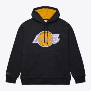 Mitchell-Ness-Black-Los-Angeles-Lakers-Snow-Washed-Fleece-Pullover-Hoodie-5-300x300