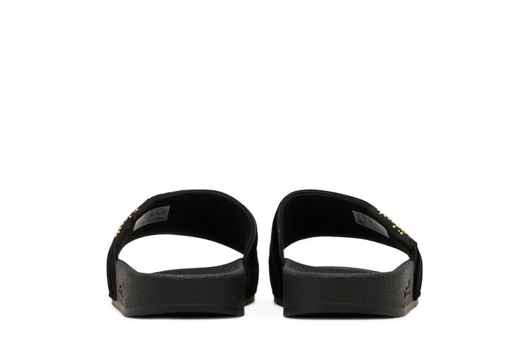Adidas Wmns Adilette Slide 'Black Gold Metallic'
