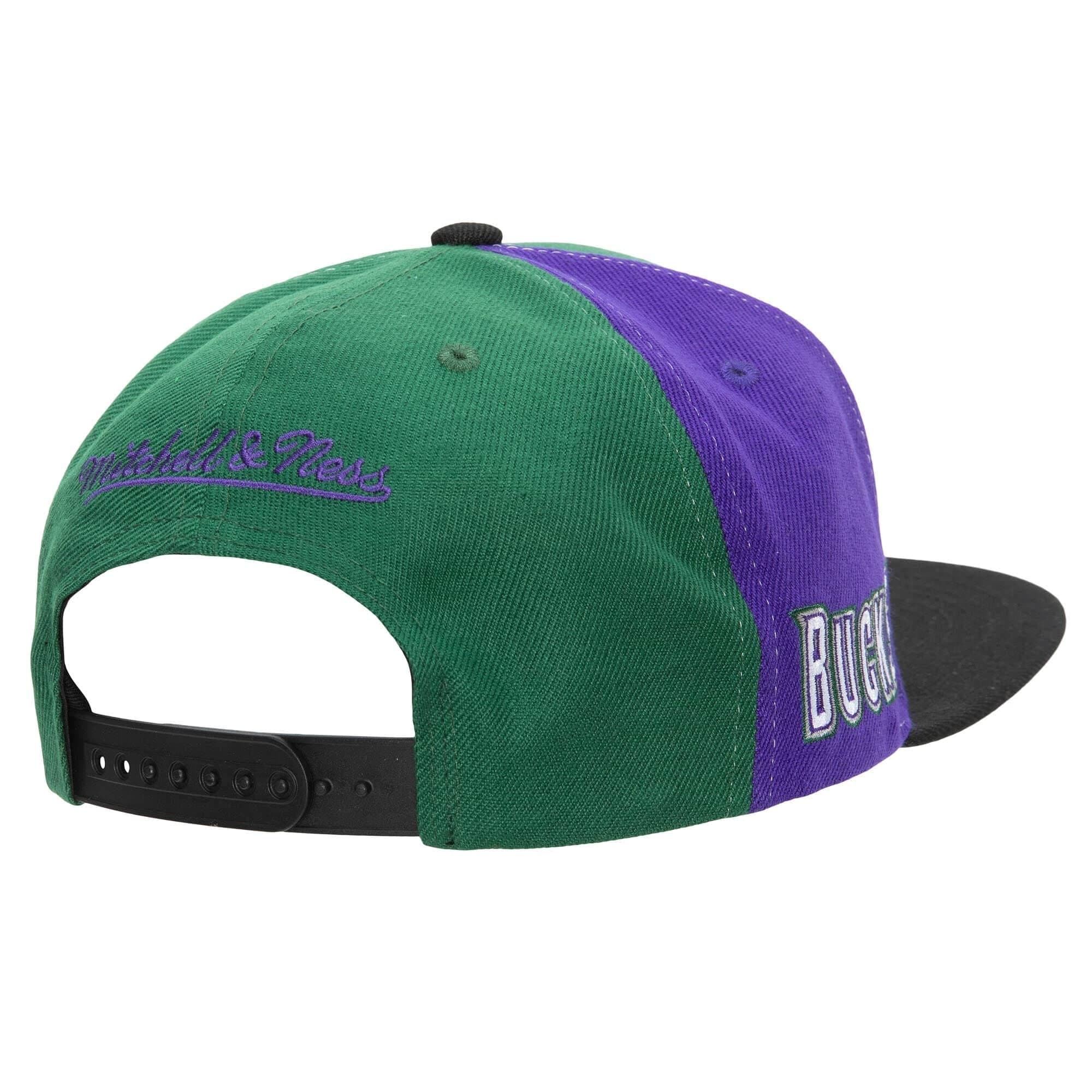 Бейсболка Mitchell & Ness On The Block Snapback HWC Milwaukee Bucks Hat