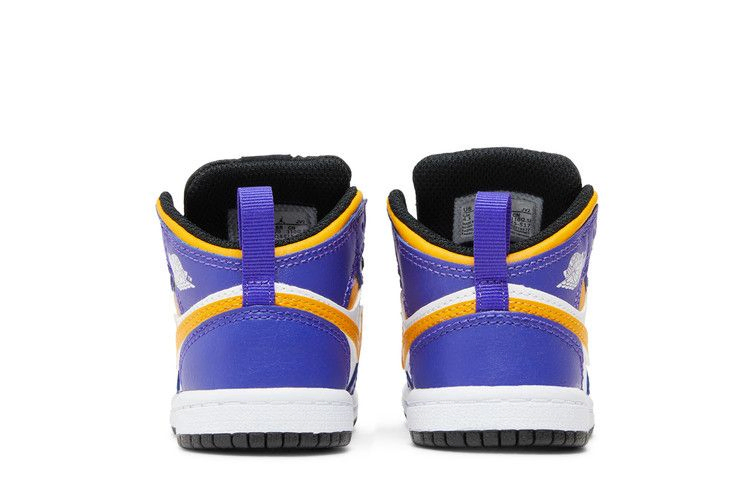 Кроссовки Air Jordan 1 Mid TD 'Lakers'