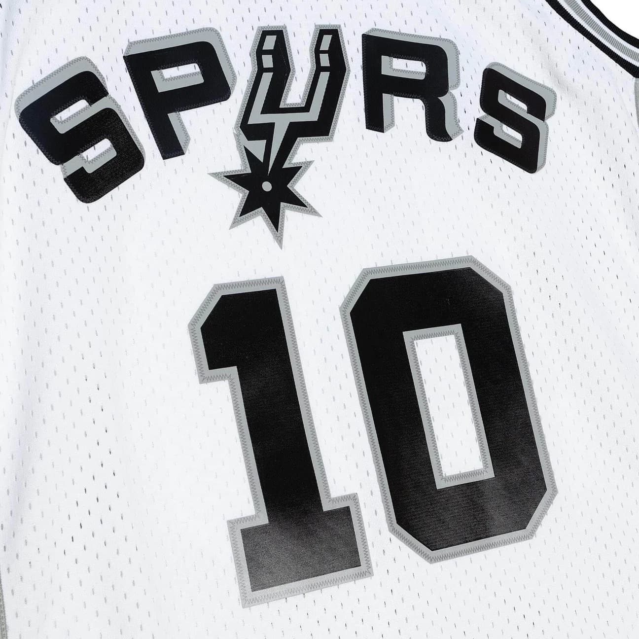 Баскетбольная джерси 1993-94 San Antonio Spurs Dennis Rodman #10 Swingman Hardwood Classics White Jersey