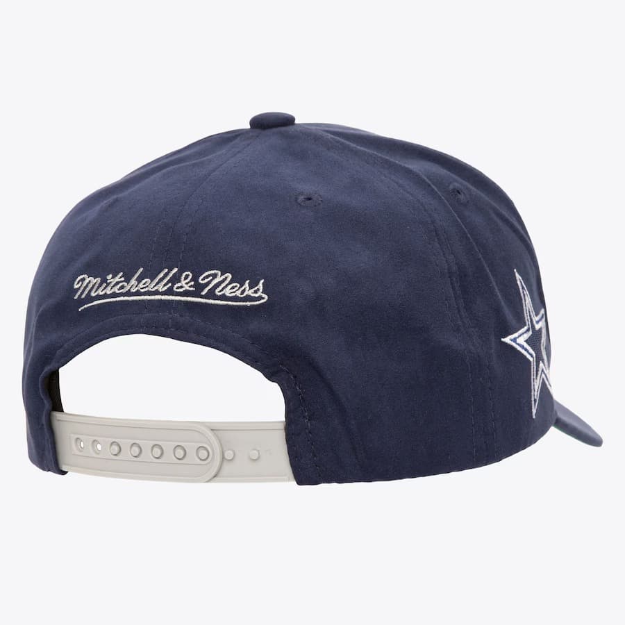 Бейсболка Mitchell & Ness Navy Dallas Cowboys Shady Suede Pro Snapback Hat