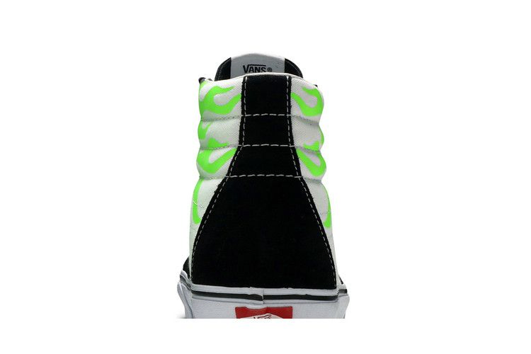 Кроссовки Vans Sk8-Hi 'Flame Black White'