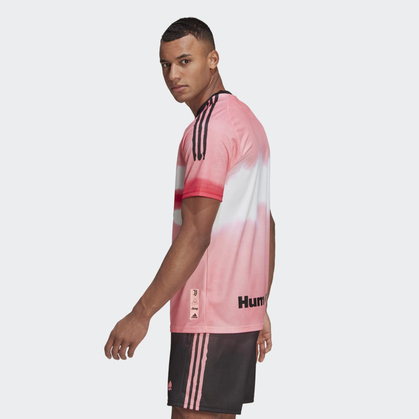Футболка adidas Juventus Human Race Jersey Glow Pink/Black