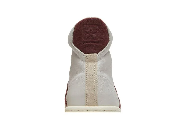Кроссовки Converse Pro Leather High 'White Deep Bordeaux'
