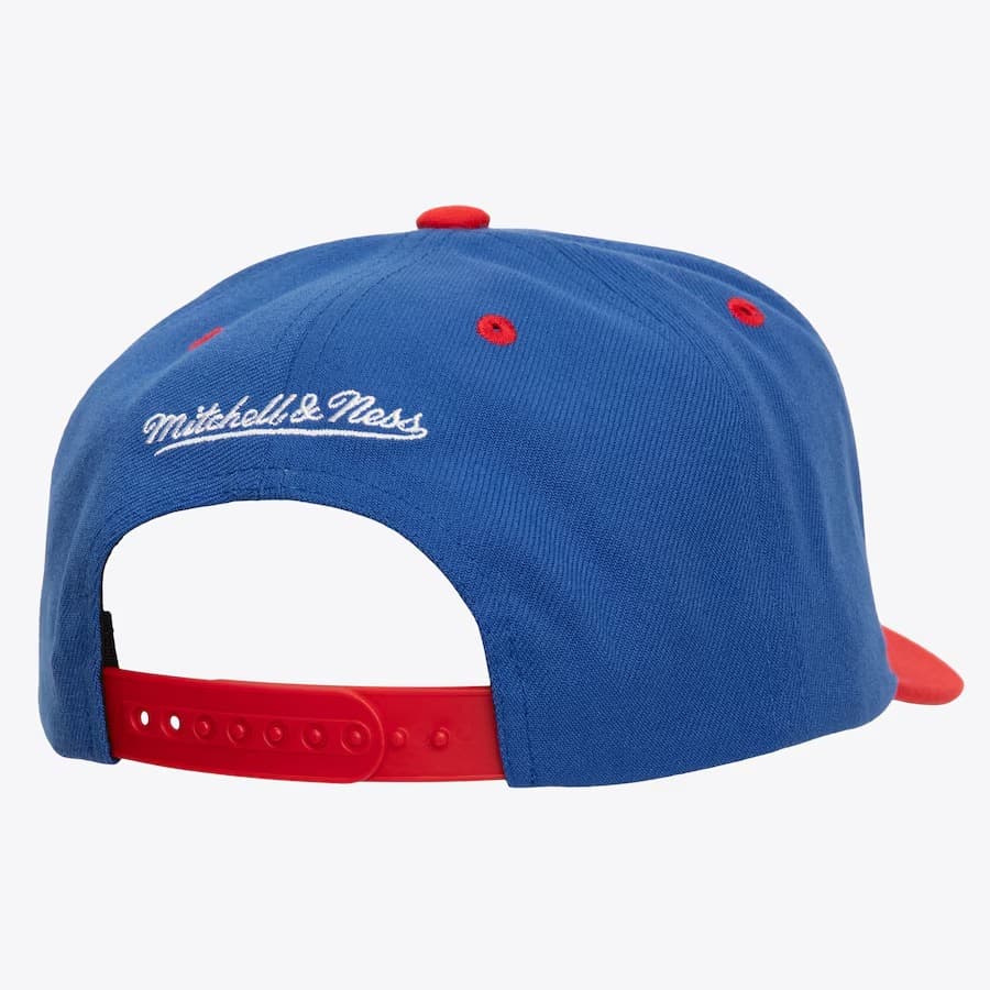 Бейсболка Mitchell & Ness Royal Philadelphia Phillies Wavy Pro Crown Snapback Hat