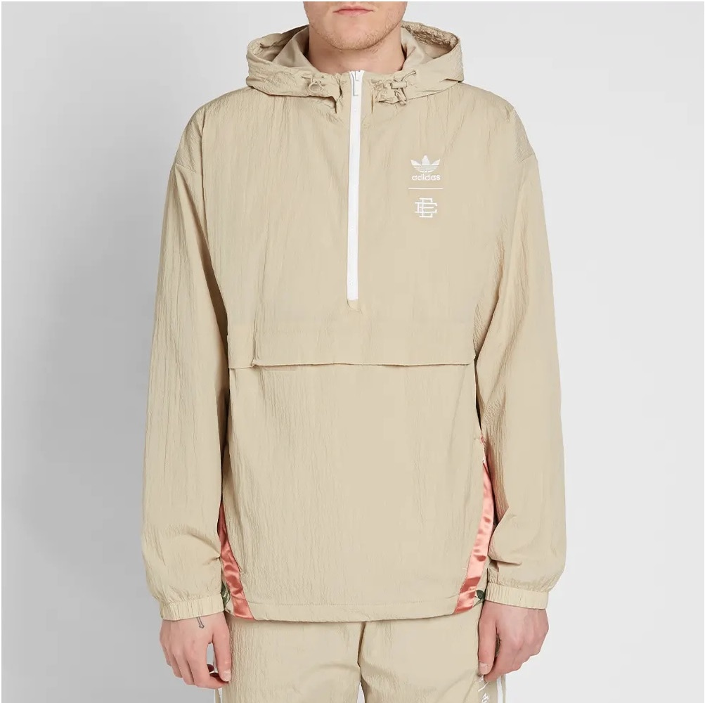 Худи adidas x Eric Emanuel Hoodie Stone Khaki