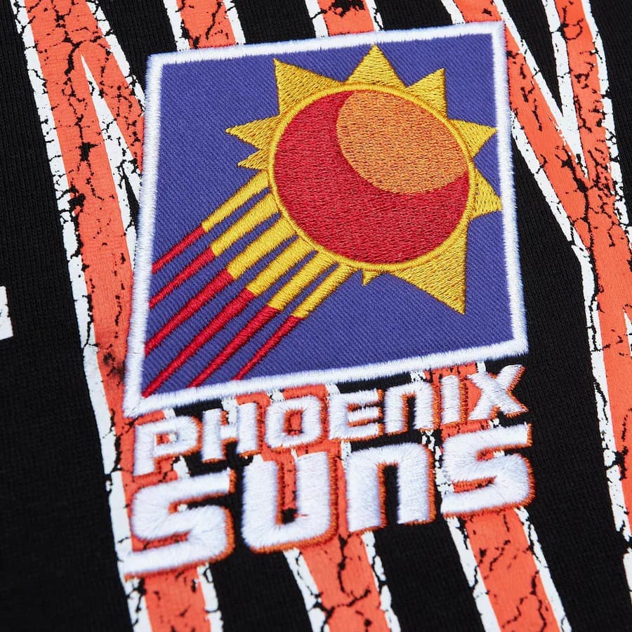 Худи Mitchell & Ness Black Phoenix Suns Team OG Fleece Pullover Hoodie