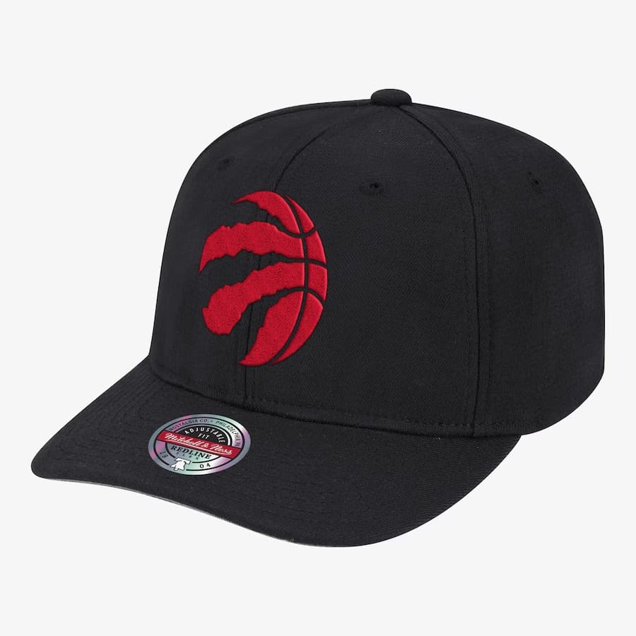 Бейсболка Mitchell & Ness Black Toronto Raptors Team Ground Classic Snapback Hat