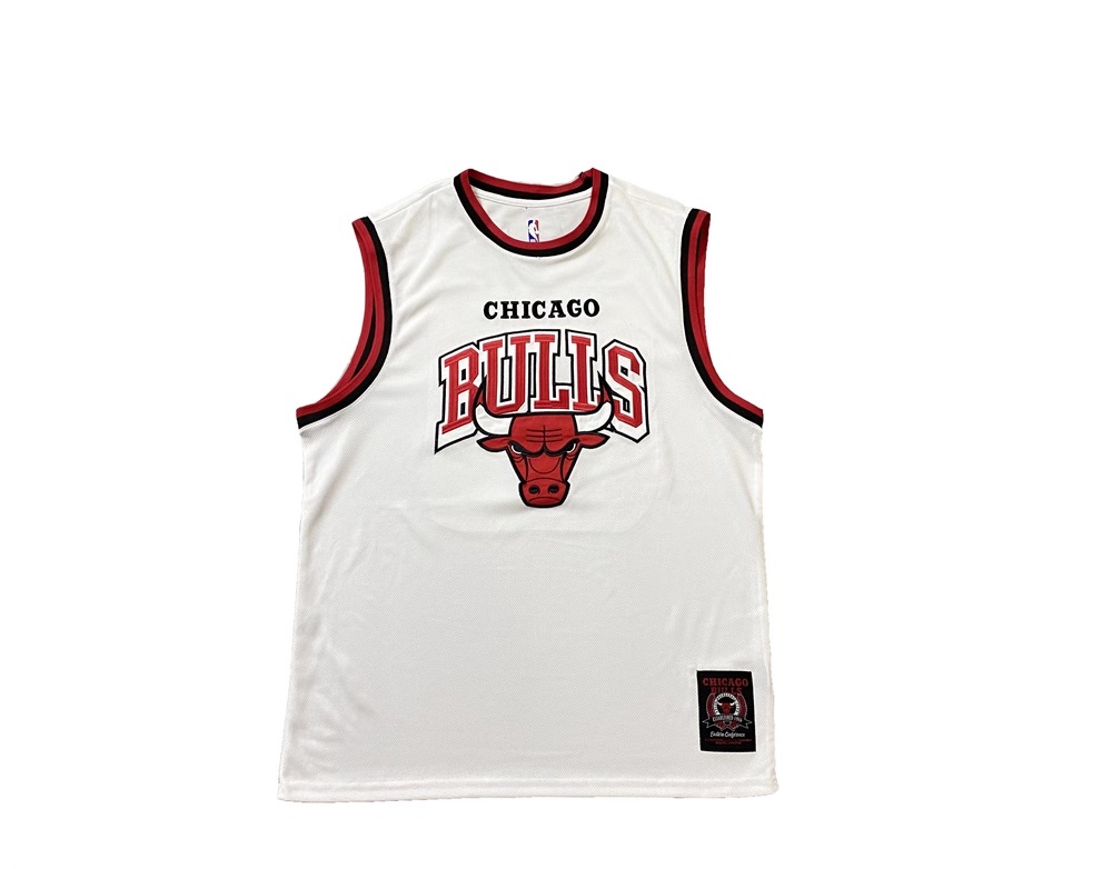 Баскетбольная джерси Buck Up Chicago Bulls White Jersey