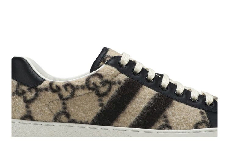 Кроссовки Gucci GG Wool Ace 'Beige'