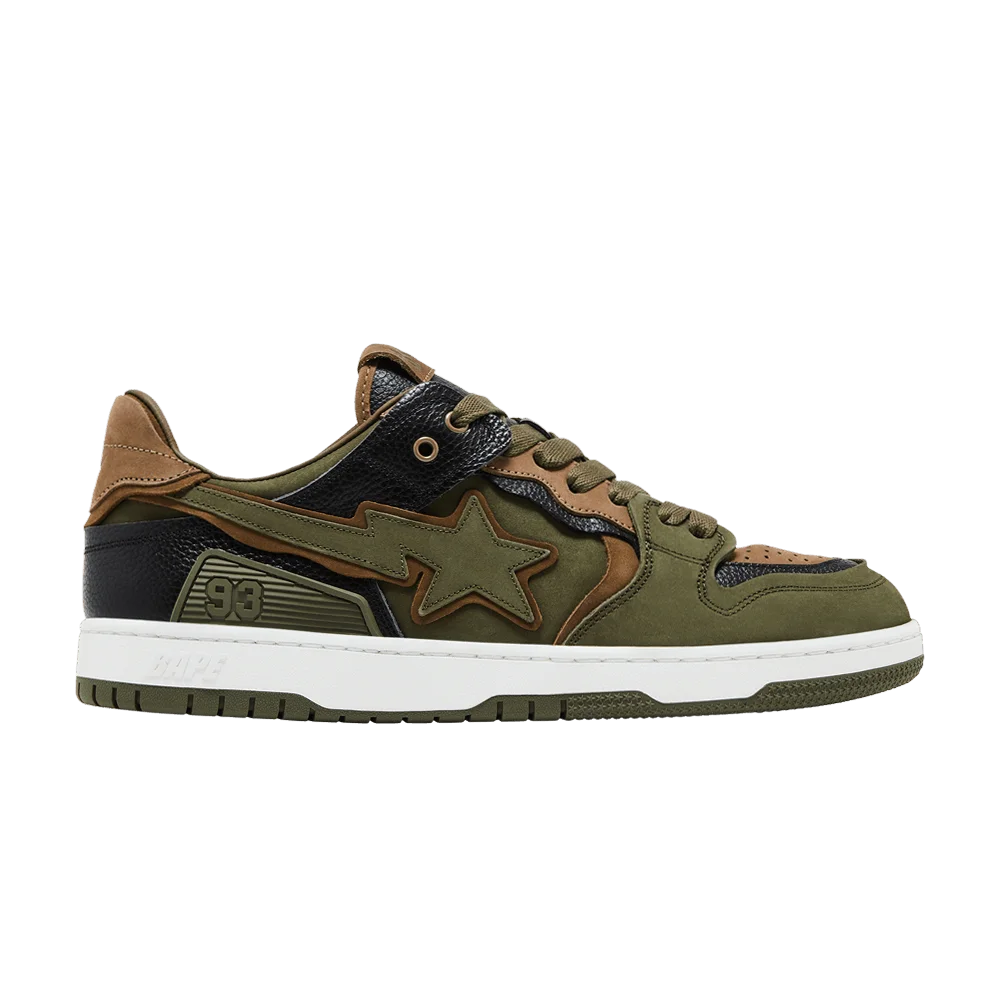 Krossovki-BAPE-Sk8-Sta-6-Olive-Drab