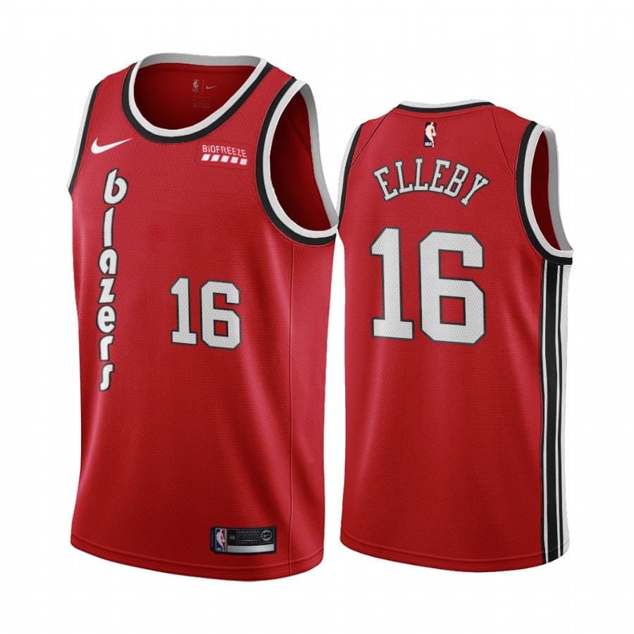 Баскетбольная джерси 2020-21 Portland Trail Blazers #16 C.J. Elleby Classic Edition Red Swingman Jersey