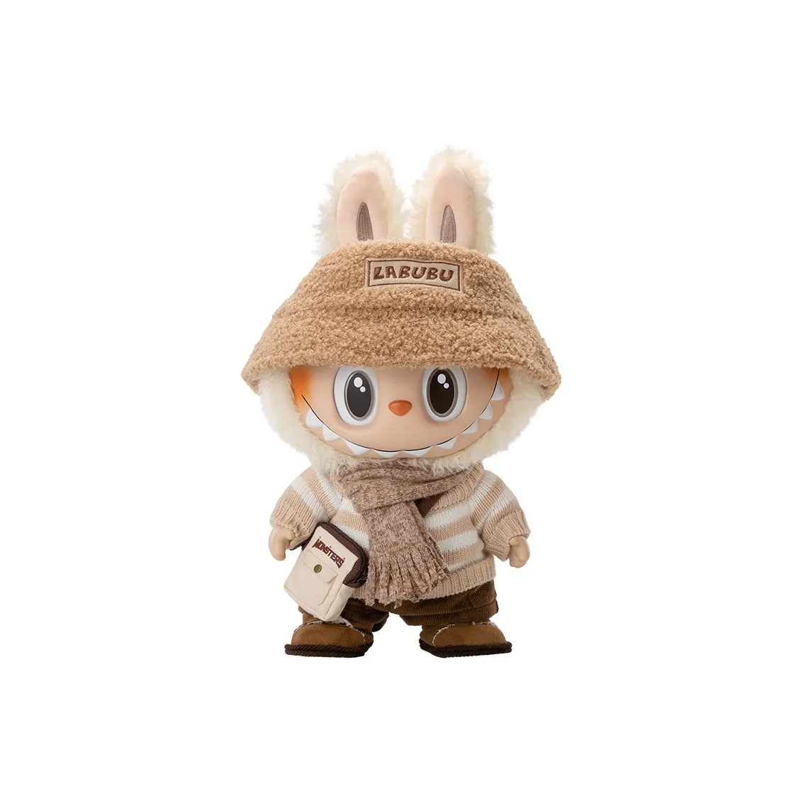 Винилово-плюшевая фигурка POP MART LABUBU THE MONSTERS - DRESS BE LATTE Vinyl Plush Doll