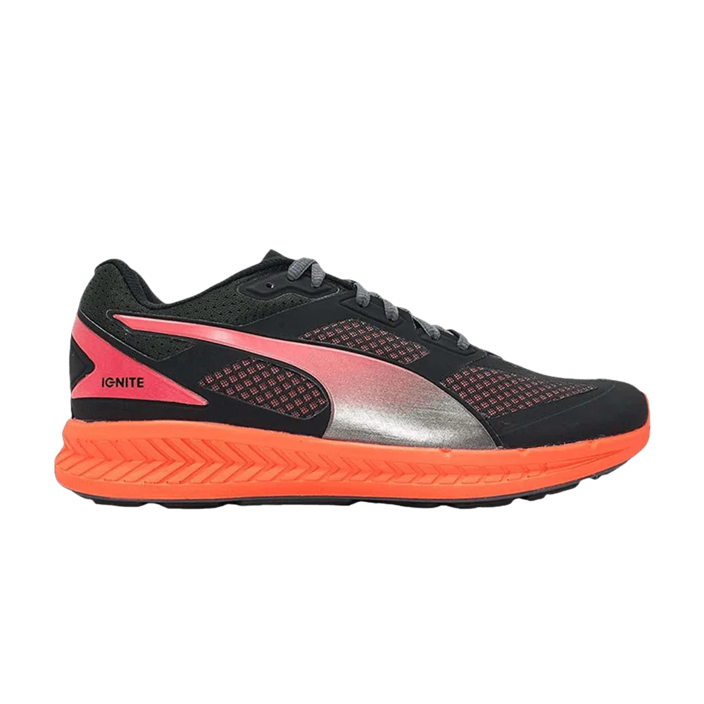 Кроссовки Puma Wmns Ignite Mesh 'Black Orange'