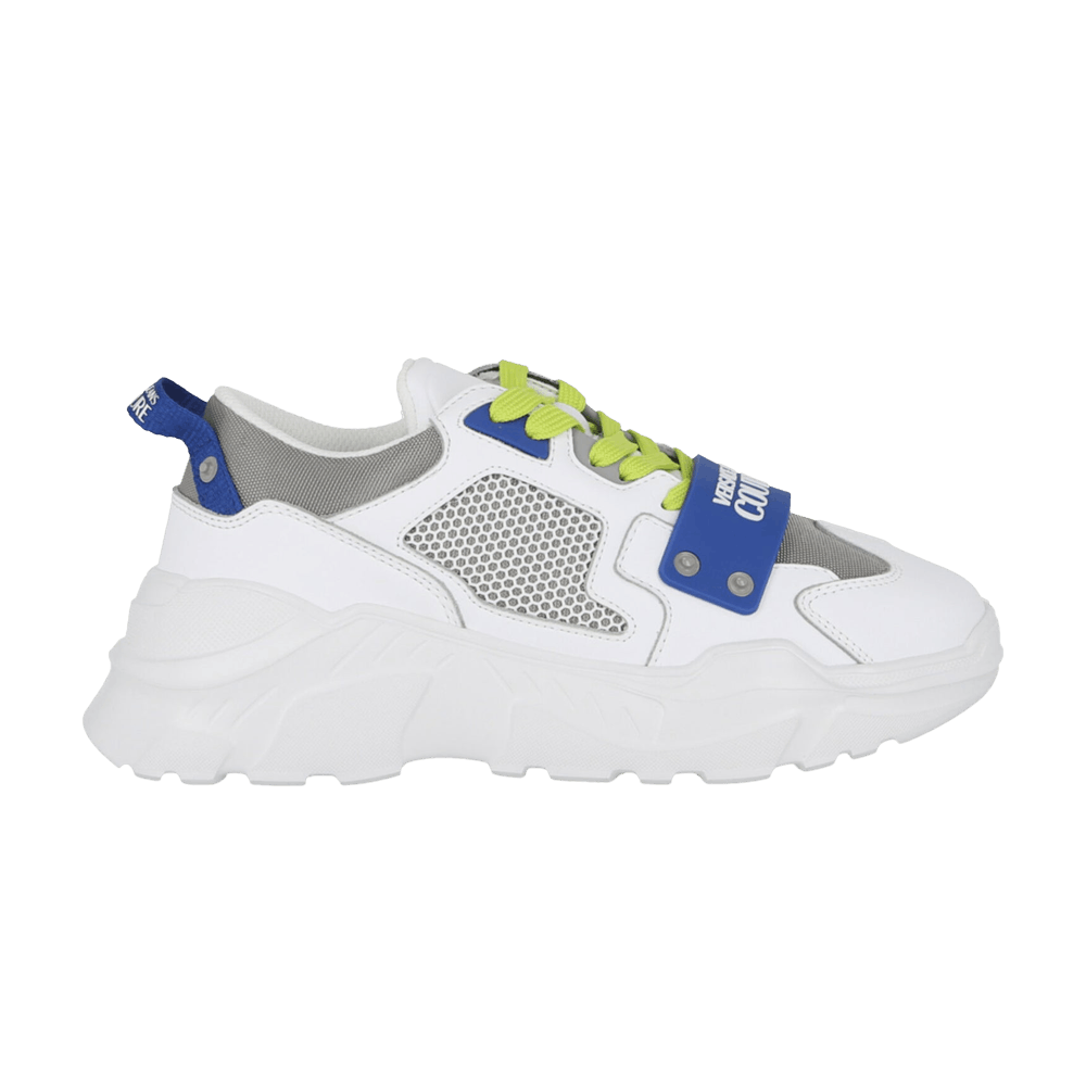 Кроссовки Versace Chunky Logo Sneaker 'White Blue Green'