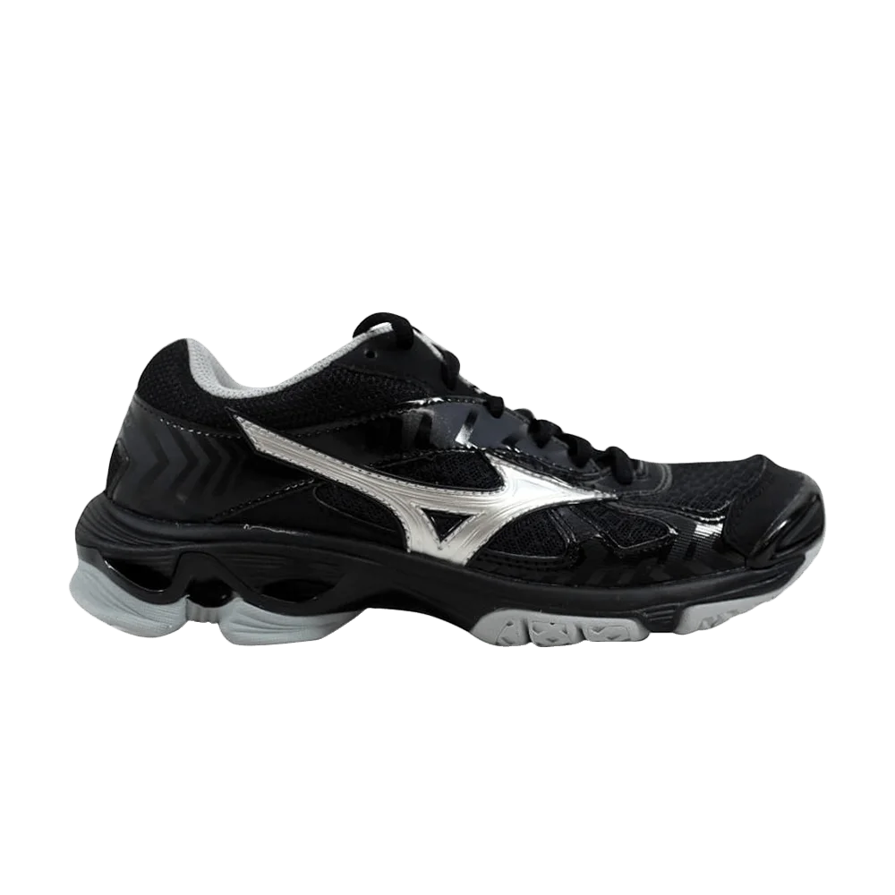 Кроссовки Mizuno Wmns Wave Bolt 7 'Black Silver'