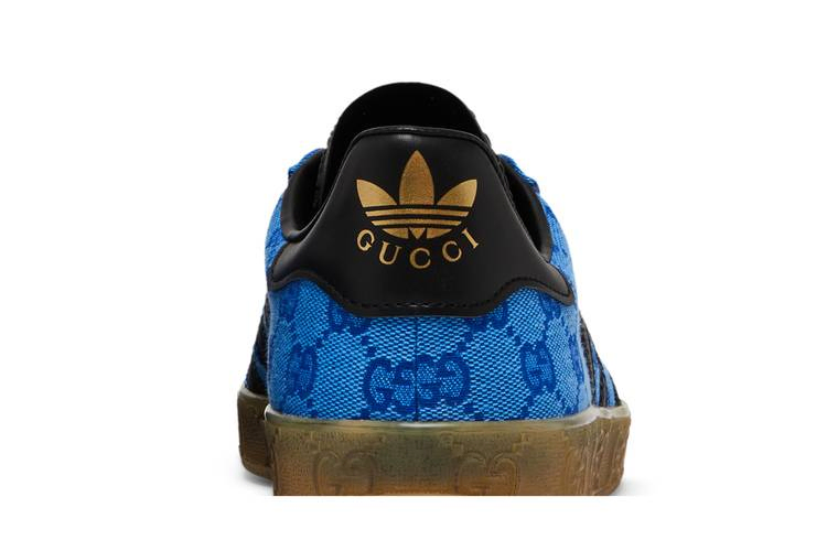 Кроссовки Gucci x adidas Gazelle 'Blue GG Monogram'