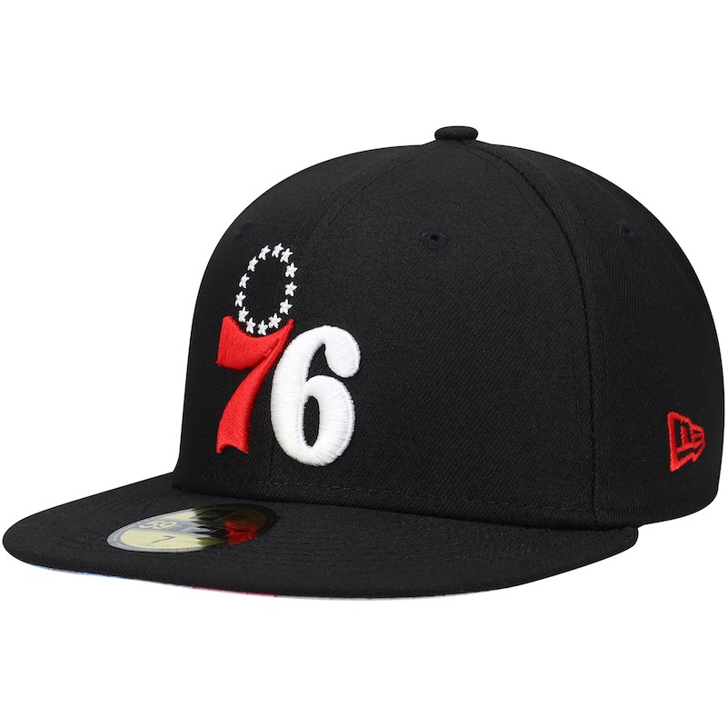 Mens-New-Era-Black-Philadelphia-76ers-Team-Wordmark-59FIFTY-Fitted-Hat