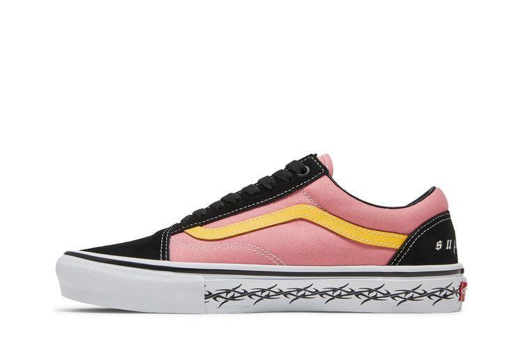 Кроссовки Vans Supreme x Old Skool 'Barbed Wire - Pink'