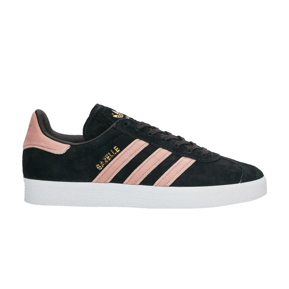 Krossovki-Adidas-Wmns-Gazelle-Black-Raw-Pink