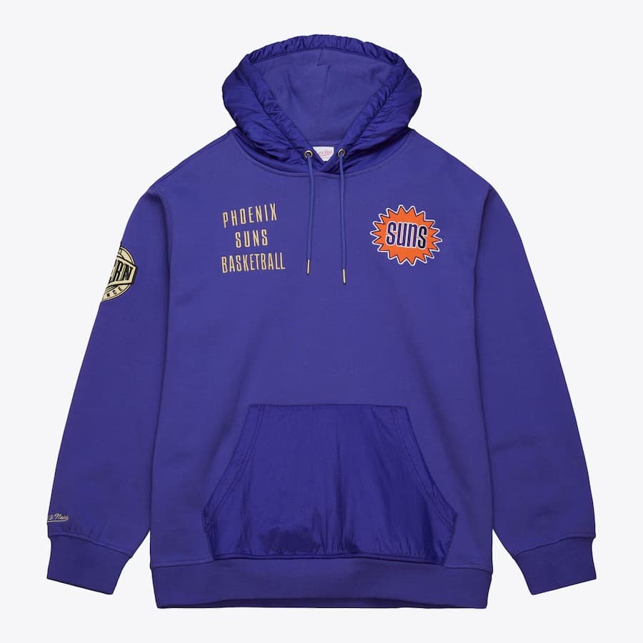 Худи Mitchell & Ness Purple Phoenix Suns Team OG 2.0 Vintage Logo Fleece Pullover Hoodie