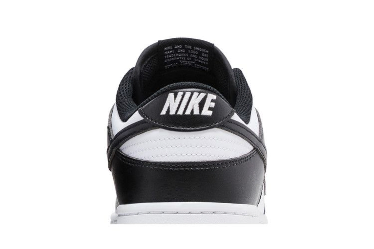 Кроссовки Nike Dunk Low 'Black White' 2025