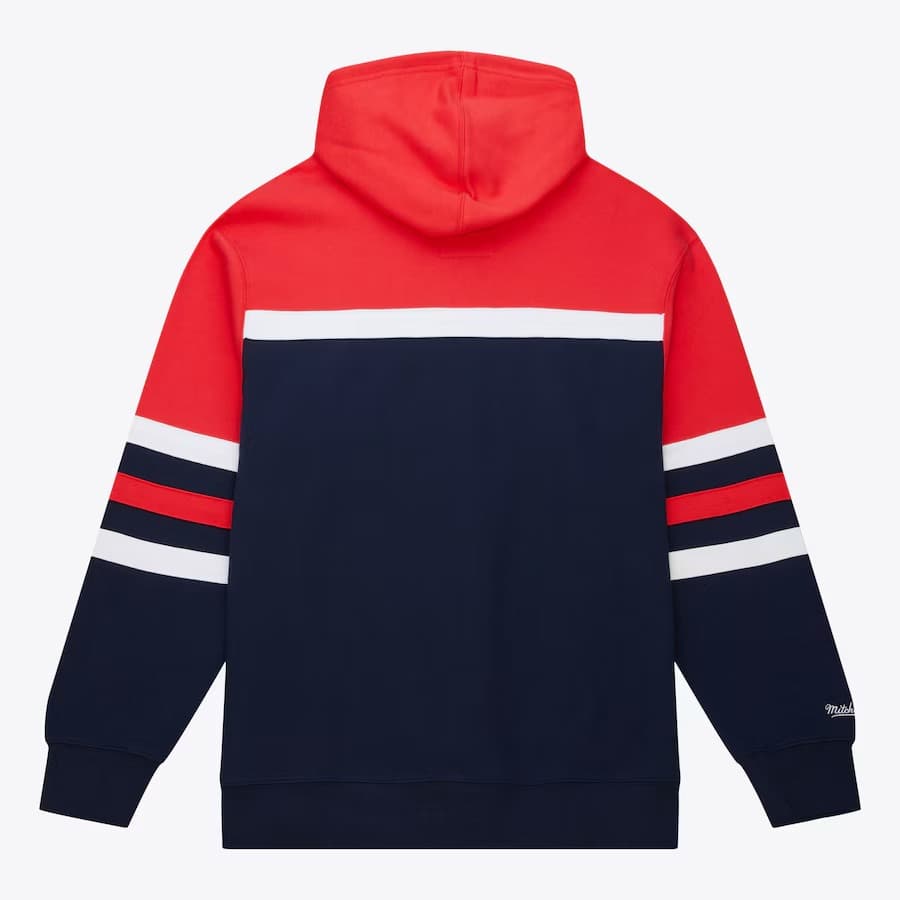 Худи Mitchell & Ness Navy Houston Rockets Head Coach Pullover Hoodie